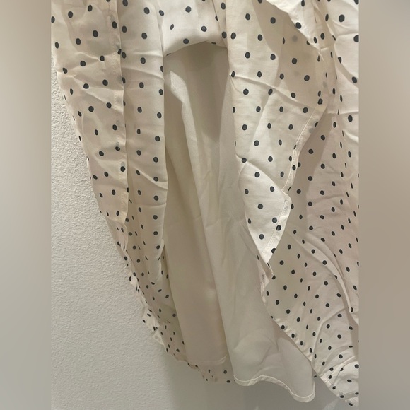 NWT Old Navy White and Black Polka Dot Mini Dress Size Large - Picture 10 of 10